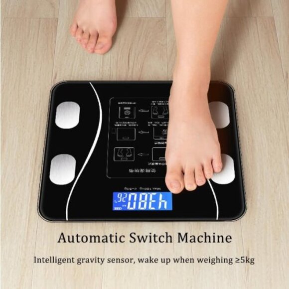 Smart Body Fat Scale, Rechargeable Digital Bathroom Scale with App - Picture 3 of 9